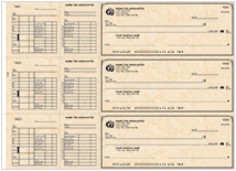 Antique Payroll Salary Checks