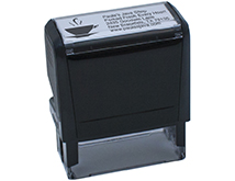 5 Line Self-Inking Stamp with Logo