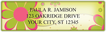 Gail Marie® Crazy Daisy Address Labels