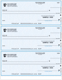 Laser 3 To A Page Business Checks With Lines