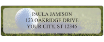 Golf Address Labels