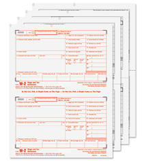 W-2 Laser Set 4-part (Quicken & Quickbooks Compatible)