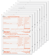 W-2 Laser Set 8-part (Quicken & Quickbooks Compatible)