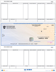 High Security Laser Accounts Payable Middle Check