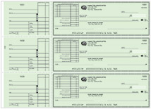 Safety Green Deductions Voucher Checks