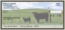 Black Angus Cows Checks